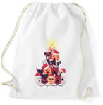 printfashion Kutya karácsonyfa - Sportzsák, Tornazsák - Fehér (14618093)