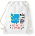 printfashion Szomorú matek könyv - Sportzsák, Tornazsák - Fehér (15615415)