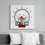 printfashion Falatnyi öröm - Máltai selyemkutya - Vászonkép - Fehér (11550348)