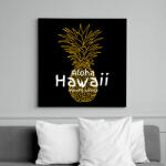 printfashion Hawaii - Vászonkép - Fekete (6658300)