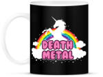 printfashion Death Metal unikornis - Bögre - Fekete (836689)