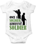 printfashion Once a soldier - Baba Body - Fehér (7701544)