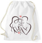 printfashion Család - Sportzsák, Tornazsák - Fehér (1183554)