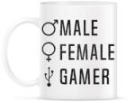printfashion Male-Female-Gamer - Bögre - Fehér (1695325)