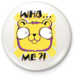 printfashion Ki. . . Én? ! - Kitűző, hűtőmágnes - Fehér (3073448)