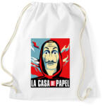 printfashion La Casa de papel - színes - Sportzsák, Tornazsák - Fehér (4679715)