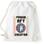 printfashion BITCOIN 4 EVER 53 - Sportzsák, Tornazsák - Fehér (6119524)