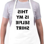 printfashion Selfie Tshirt - Kötény - Fehér (4904355)