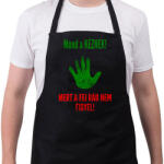 printfashion MOND A KÉZNEK - Kötény - Fekete (4932505)