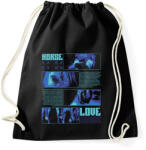 printfashion Horse Love - Sportzsák, Tornazsák - Fekete (15934622)