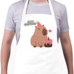 printfashion Capy bday - Kötény - Fehér (14135379)