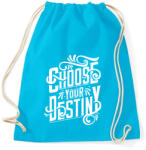 printfashion Dönts a sorsodról! - Sportzsák, Tornazsák - Surf blue (171360)