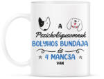 printfashion Kutya pszichológus - Bögre - Fehér (11634911)
