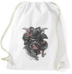 printfashion Samurai - dragon fantasy - Sportzsák, Tornazsák - Fehér (4654891)