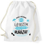 printfashion Rossz időjárás nem létezik - Sportzsák, Tornazsák - Fehér (7438444)