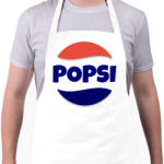 printfashion POPSI - Kötény - Fehér (11000151)