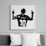 printfashion Messi - Vászonkép - Fehér (14847666)