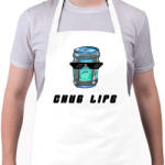 printfashion Chug Life - Fortnite - Kötény - Fehér (4913630)