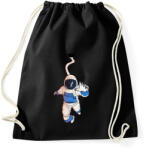 printfashion Asztronauta - Sportzsák, Tornazsák - Fekete (2390924)