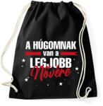 printfashion Legjobb nővér - Sportzsák, Tornazsák - Fekete (14067526)