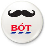 printfashion BÓT - Kitűző, hűtőmágnes - Fehér (5204214)