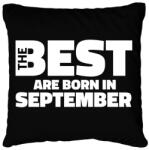printfashion The Best are born in september - Párnahuzat, Díszpárnahuzat - Fekete (5429188)
