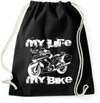 printfashion fjrfeliratos - Sportzsák, Tornazsák - Fekete (2902227)