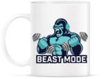 printfashion BEAST MODE - Bögre - Fehér (789012)