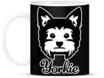 printfashion Yorkie - Bögre - Fekete (2581765)
