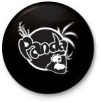 printfashion fanta panda - Kitűző, hűtőmágnes - Fekete (15010041)