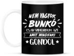 printfashion Nem vagyok bunkó - Bögre - Fekete (11703642)