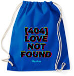 printfashion LOVE NOT FOUND - Sportzsák, Tornazsák - Bright royal (10870924)