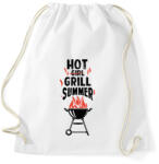 printfashion Hot grill summer - Sportzsák, Tornazsák - Fehér (13689230)