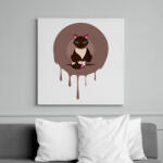 printfashion Cica - Vászonkép - Fehér (15097228)