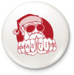 printfashion Xmas Time - Kitűző, hűtőmágnes - Fehér (14922677)