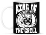 printfashion Grill király - Bögre - Fekete (1514225)