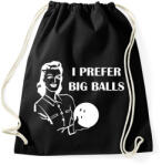 printfashion Nagy golyók - Sportzsák, Tornazsák - Fekete (966956)