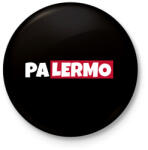 printfashion PALERMO - Kitűző, hűtőmágnes - Fekete (10988430)