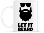printfashion BEARD - Bögre - Fehér (10020718)