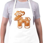 printfashion Mézeskalács szarvas - Kötény - Fehér (11224150)