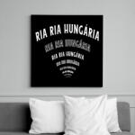 printfashion Ria ria Hungária - Vászonkép - Fekete (6658514)