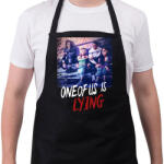 printfashion One of us is lying csapat - Kötény - Fekete (10941526)