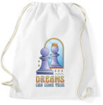 printfashion Motivációs sakk - Sportzsák, Tornazsák - Fehér (8044153)