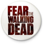 printfashion FEAR THE WALKING DEAD - Kitűző, hűtőmágnes - Fehér (3087489)