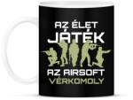 printfashion Az airsoft vérkomoly - Bögre - Fekete (15530999)