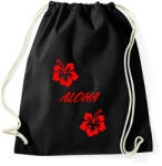 printfashion Aloha - Sportzsák, Tornazsák - Fekete (2609786)