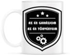 printfashion Az én garázsom, az én törvényeim - Bögre - Fehér (6562788)