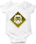 printfashion Apex Legends Caustic Jelvény (Badge) - Baba Body - Fehér (1332997)