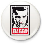 printfashion BLEED - Kitűző, hűtőmágnes - Fehér (3730128)