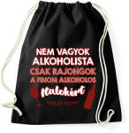printfashion Finom alkoholos italok - Sportzsák, Tornazsák - Fekete (9460762)